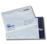 Sobres de plstico resistente para envo postal seguro